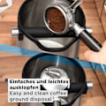 Miniatyrbillede 5 af 5: Knockbox, Rustfrit Kaffebordsbeholder, Beholder til Opsamling af Kaffegrums