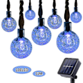 Miniatyrbillede 1 af 5: 100 LED Krystalbold Solarlampe Gratis Forsendelse