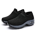 Pikkukuva 1 / 4: Fjäder - Litteä Slip-on -alusta, Mesh-sukkatossut, Kengät (Setti 1) Musta 35 Black