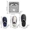 Miniatyrbillede 3 af 5: 6-pak filtslippers - tysta og skridsikre