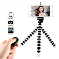 Miniatyrbilde 2 av 5: Octopus fleksibel stativkamera + monteringsfeste for actionkamera, selfie-stativ for livesending
