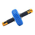 Miniatyrbild 1 av 5: Solid Ab Wheel Roller Gummi Ab Träningshjul Abd Blue