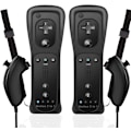 Miniatyrbillede 1 af 5: 2 stk 2-i-1 fjernbetjening til Wii med Motion Plus og Nunchuck