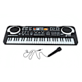 Miniatyrbillede 1 af 5: Elektronisk orgel - 61 tangenter med mikrofon black 2000