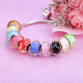 Miniatyrbilde 5 av 7: Ny europeisk fargerik Lampwork Glassperle Murano Plast Aolly Charm Passende Pandora Armbånd Armbånd Kvinner Jente DIY Smykker Dropship yw15813 8