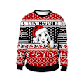 Miniatyrbillede 1 af 2: TIS THESEASON Hund Juletrøje Grim Juletrøje Sweater Herre 3D Trøje Toppe Hættetrøje Labrador Labrador M