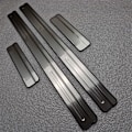 Miniatyrbillede 2 af 4: Meeling Dørtrinbeskyttelse, Trøskelplade, Velkomstpedalmåtter, Tilbehør til Nissan Qashqai J10, J11, 2008-2015 black logo