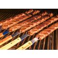 Miniatyrbillede 5 af 5: 15,75 tommer lang 5/8 tommer bred 2 mm tynd grillspyd i rustfrit stål 8 dele, sølv