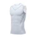 Ionic Shaping ermeløs skjorte, vest i is-silke stoff hvit2 white2 white2 L