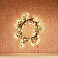 Miniatyrbillede 5 af 5: Brun Gren Gren 8,8Ft 84 Led Frosted Ball Lights Indendørs Udendørs