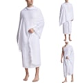 Miniatyrbilde 3 av 5: Ihram Ehram Ahram Hajj og Umrah for menn - 2 håndklær uten frynser