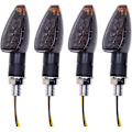 Miniatyrbild 1 av 3: 4 st motorcykelblinkers 14 LED-blinkers 12 V vattentäta blinkers blinkers universal för motorcykel scooter quad cruiser terräng-Xin