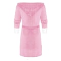 Miniatyrbilde 2 av 4: Kvinners Sherpa Fleece Morgenkåpe Myk Morgenkåpe Med Hettesnor Fluffy Towling Badekåpe