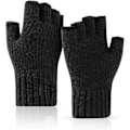 Miniatyrbillede 1 af 5: KCVV Handsker - Vinterhandsker - Touchscreen Handsker - Fem-fingers Handsker - Varme - 16 cm - Unisex Handsker - Bløde mod huden - Sorte