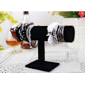 Miniatyrbilde 2 av 2: Klokker og armbåndsdisplay T-stativ (Hvit)