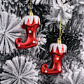 Miniatyrbild 1 av 5: 2 julgranskulor i plast Julgransdekor jul