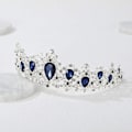 Miniatyrbillede 3 af 4: Krystal Bryllupskrone Tiara Prinsesse Tiara Tiara Brud Hår
