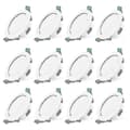 12 stk. 7w Hvid LED Downlight Indbyggede Loftslamper Smal Spot Light-XS4-