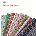 Julklappspapper Set med Jultomte-, Julgrans- och Renmönster för Julklappar Mixed