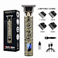 Miniatyrbillede 6 af 6: LCD-skærm T9 Elektrisk Hårtrimmer 0mm Barbermaskine Hårtrimmer Husholdningsapparater Rejse Frisør Barbermaskiner Barbermaskine til Mænd Trimmer M Dragon and Phoenix