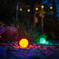 Miniatyrbillede 5 af 5: 2 m flerfarvede LED-strenge med 20 kugler