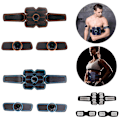 Miniatyrbillede 2 af 2: Muskelstimulator, Abs-træner, Abdominal Muscle Toner, Elektroniske toningsbælter, Træningsredskaber til hjemmet black