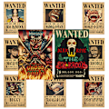 Miniatyrbilde 2 av 8: 10 stk Poster One Piece Wanted Poster Luffy Papirdekor 10 pcs/set