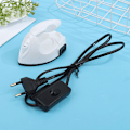 Miniatyrbillede 1 af 8: Mini Craft Elektrisk Strygejern Bærbar Handy Heat Press DIY Hvid White EU Plug