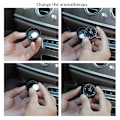 Miniatyrbillede 5 af 5: Bilsklocka Luminous Elektronisk Kvartsklocka Dekorativ Klocka (Volvo) To-pak
