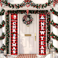 Pikkukuva 5 / 5: 2023 Jul Dörrdekoration God Jul Banner Dekor för A3