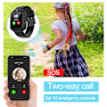 Miniatyrbild 3 av 5: Smartklocka för barn, barnsmarttelefon positionering vattentät klocka