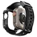 Miniatyrbillede 4 af 6: Spigen Apple Watch Ultra 49 mm Skal/Armbånd Rugged Armor 'Pro' Sort