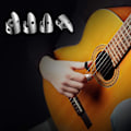Miniatyrbild 4 av 5: 12 st ställ fingerpicks i stål för gitarr, banjo och andra