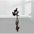 Pikkukuva 5 / 5: Par Figur Man Lyfter Kvinna Harts Skulptur Prydnad Dekoration