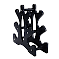 Miniatyrbillede 5 af 5: 3-lags Dumbbell Opbevaringsstativ Stativ Hjemmekontor Gym Dumbbell Black