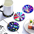 Miniatyrbillede 2 af 5: Te-bricka Kaffeunderlägg Form Silikon Epoxiharts Placemat Kust 3