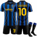 2026-2027 Inter Milan Hjemmebørnefodboldtrøje Nr. 10 Lautaro-FA- home 20
