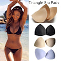 Miniatyrbillede 9 af 10: 3 par Triangle Bra Pad Pad Bra Insert Foam Chest Push Up Pads