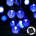 Miniatyrbillede 3 af 5: 100 LED Krystalbold Solarlampe Gratis Forsendelse