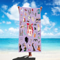 Miniatyrbild 1 av 2: Taylor Swift Badhandduk för Strand, Bad och Pool - Tjock Mikrofiber Turtfilt 75*150cm - Present B 75*150cm B