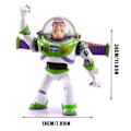 Miniatyrbillede 5 af 5: Toy Story 4 Model Buzz Lightyear Håndlavede Dukker Kreativt Legetøj