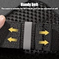Miniatyrbild 3 av 5: Axelryggsäck, Crossbody-väska för bröstet Vattentät för män och kvinnor Vandringsresor utomhussporter (svart) Black
