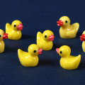Pikkukuva 3 / 11: 100/200 kpl Mini Gummi Ankka Miniatyyri Harts Ankka Keltainen Tiny D 100pcs yellow 100pcs