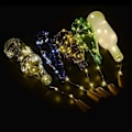 Miniatyrbillede 5 af 5: Lot af 6 lyskæder 20 LED - Varm hvid - Kobbertråd