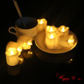 Miniatyrbillede 3 af 5: 12 x LED-lys med timer Batteridrevne Flammeløse lys Realistiske LED-fyrfadslys til dekoration, indendørs, udendørs, bryllup, jul, fest