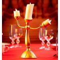 Miniatyrbillede 3 af 3: Skønheden og Udyret Lumiere-lampe