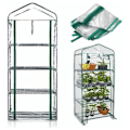 Miniatyrbillede 1 af 5: Drivhusbeskyttelse til have 4 niveauer 160x69x49cm Holdbar planteafdækning Anti-insektbeskyttelse-FA6-