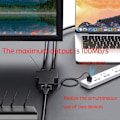 Miniatyrbilde 7 av 8: Gigabit RJ45 Nettverksdeler 1000 Mbps 1 til 2 veis Lan Ethernet A2