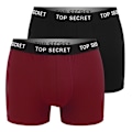 Pikkukuva 5 / 5: Boxerit - 6-pakkaus - Miesten Alusvaatteet - Koko XXL - Mukava Pehmeä Lämmin - Boxerit Puuvillaa Miehille  Väriyhdistelmä: musta, punainen, sininen, harmaa black XXL