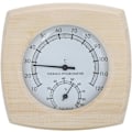 Miniatyrbillede 1 af 5: Saunatermometer og hygrometer, saunatermometer i træ